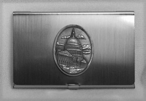 Pewter Business Card Case 000764