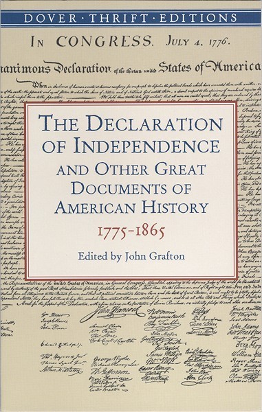 Declaration of Independence and Other Great Documents of American History 001033