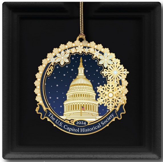 2024 US Capitol Jeweled Snowflake Ornament 043590